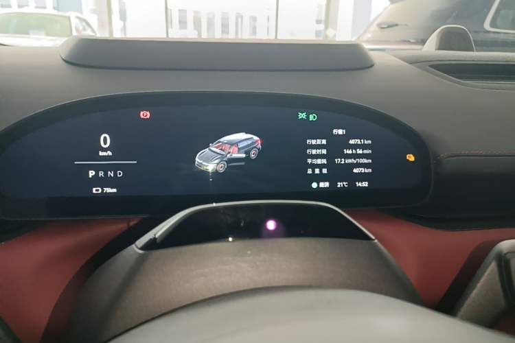 Used Zeekr 007GT 2025 Rear-Drive Intelligent Driving Version 75 kWh Instrument Cluster