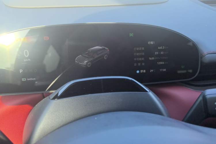 Used Zeekr 007GT 2025 Long-Range Rear-Wheel Drive Intelligent Driving Version 100 kWh Instrument Cluster