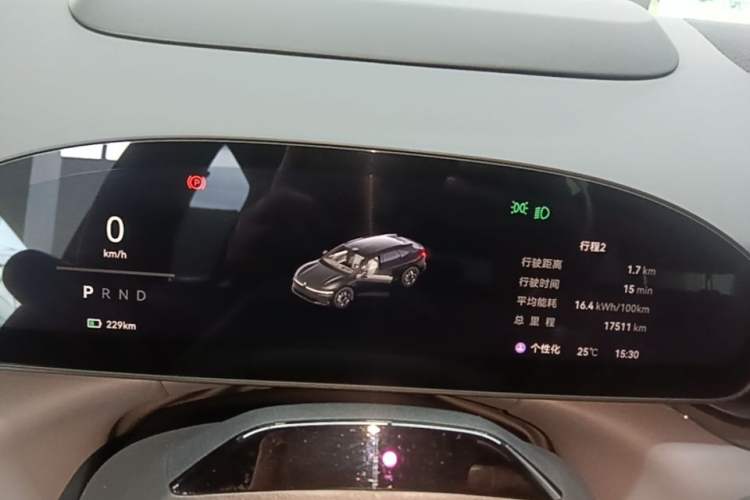 Used Zeekr 007GT 2025 Rear-Drive Intelligent Driving Version 75 kWh Instrument Cluster