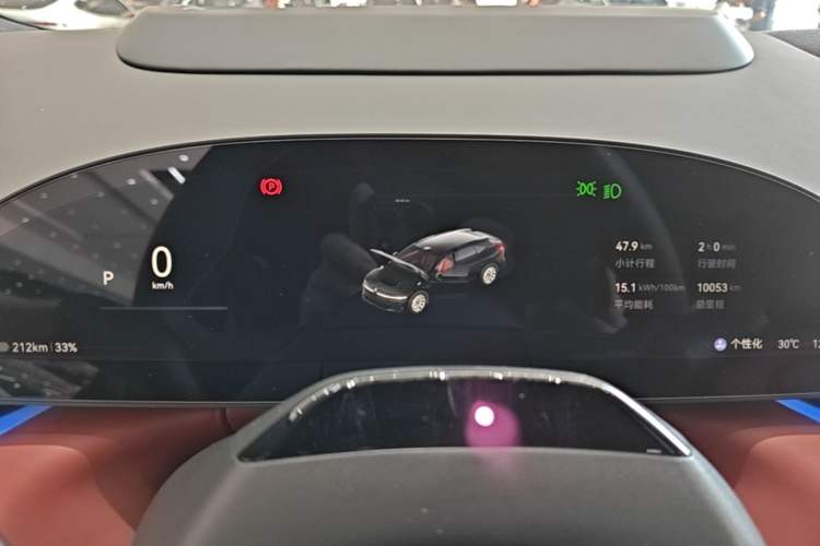 Used Zeekr 007GT 2025 Rear-Drive Intelligent Driving Version 75 kWh Instrument Cluster