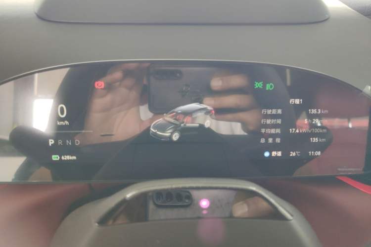 Used Zeekr 007GT 2025 Long-Range Rear-Wheel Drive Intelligent Driving Version 100 kWh Instrument Cluster