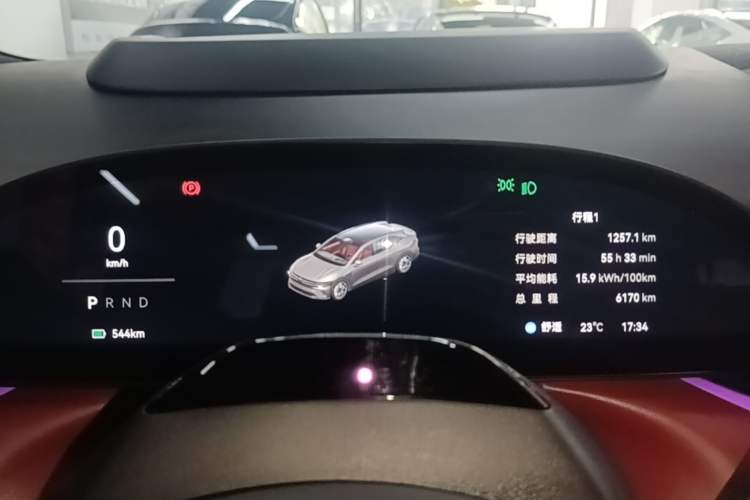 Used Zeekr 007GT 2025 Rear-Drive Intelligent Driving Version 75 kWh Instrument Cluster