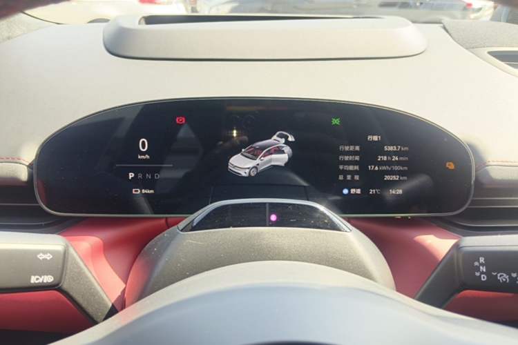 Used Zeekr 007GT 2025 Rear-Drive Intelligent Driving Version 75 kWh Instrument Cluster