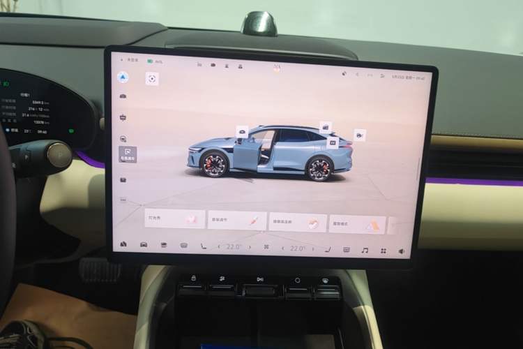 Used Zeekr 007GT 2025 Four-Wheel Drive Intelligent Driving Version 75 kWh Audio And AC Panel
