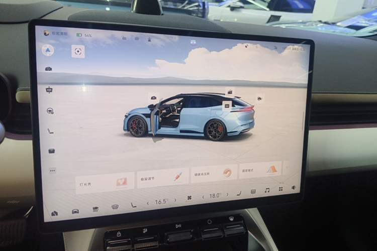 Used Zeekr 007GT 2025 Four-Wheel Drive Intelligent Driving Version 75 kWh Audio And AC Panel