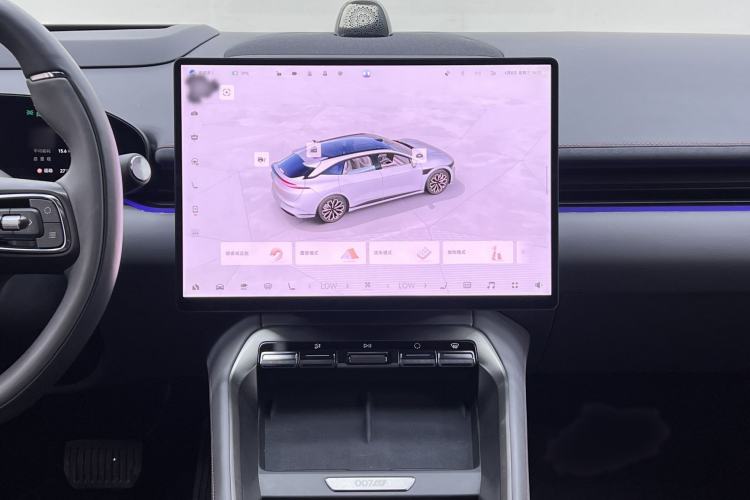 Used Zeekr 007GT 2025 Long-Range Rear-Wheel Drive Intelligent Driving Version 100 kWh Audio And AC Panel