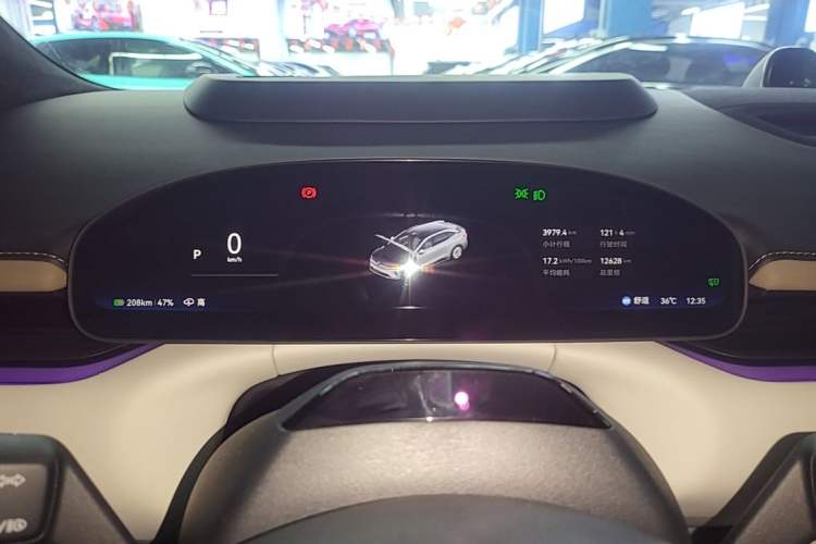 Used Zeekr 007GT 2025 Four-Wheel Drive Intelligent Driving Version 75 kWh Instrument Cluster