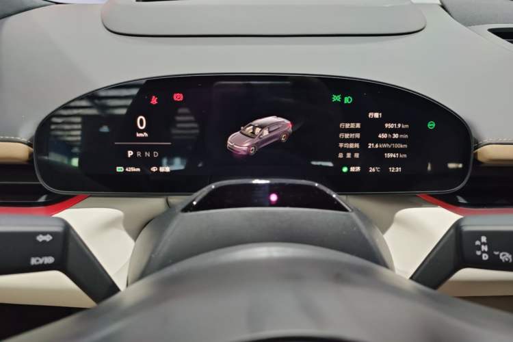 Used Zeekr 007GT 2025 Four-Wheel Drive Intelligent Driving Version 75 kWh Instrument Cluster