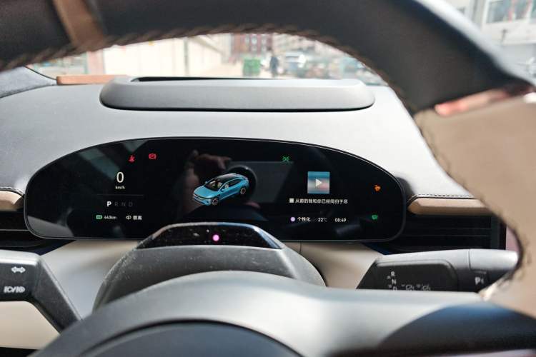 Used Zeekr 007GT 2025 Four-Wheel Drive Intelligent Driving Version 75 kWh Instrument Cluster