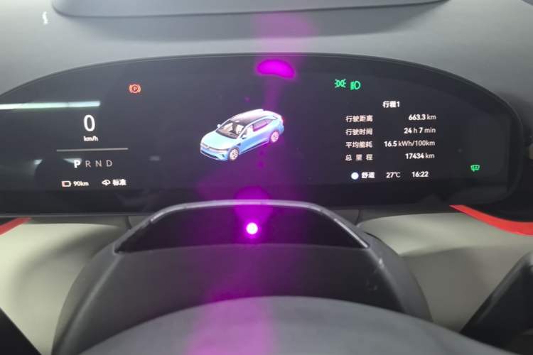 Used Zeekr 007GT 2025 Four-Wheel Drive Intelligent Driving Version 75 kWh Instrument Cluster