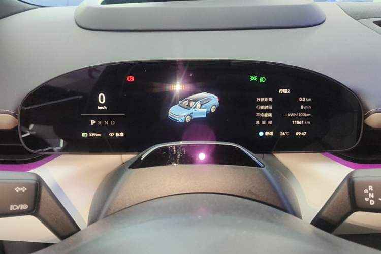 Used Zeekr 007GT 2025 Four-Wheel Drive Intelligent Driving Version 75 kWh Instrument Cluster