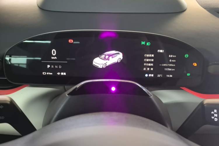 Used Zeekr 007GT 2025 Four-Wheel Drive Intelligent Driving Version 75 kWh Instrument Cluster