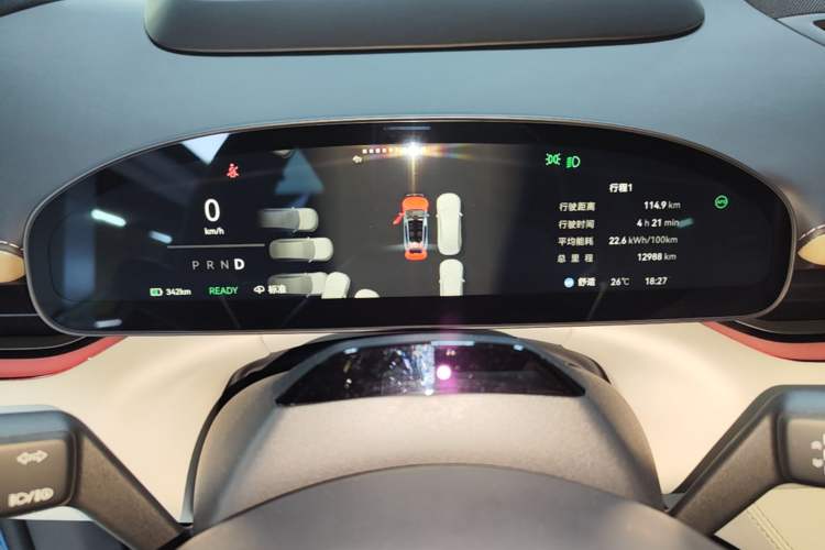 Used Zeekr 007GT 2025 Four-Wheel Drive Intelligent Driving Version 75 kWh Instrument Cluster