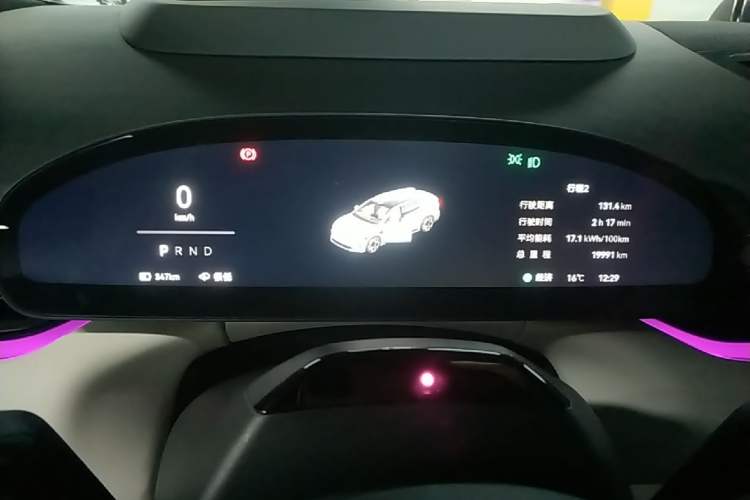 Used Zeekr 007GT 2025 Four-Wheel Drive Intelligent Driving Version 75 kWh Instrument Cluster