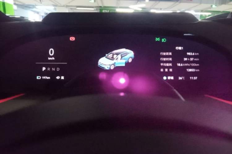 Used Zeekr 007GT 2025 Four-Wheel Drive Intelligent Driving Version 75 kWh Instrument Cluster