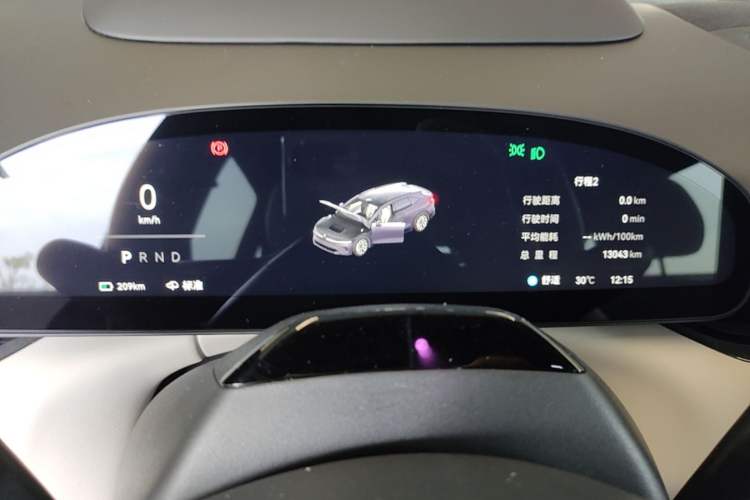 Used Zeekr 007GT 2025 Four-Wheel Drive Intelligent Driving Version 75 kWh Instrument Cluster
