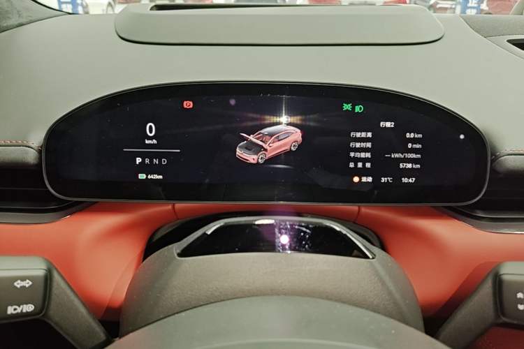Used Zeekr 007GT 2025 Rear-Drive Intelligent Driving Version 75 kWh Instrument Cluster