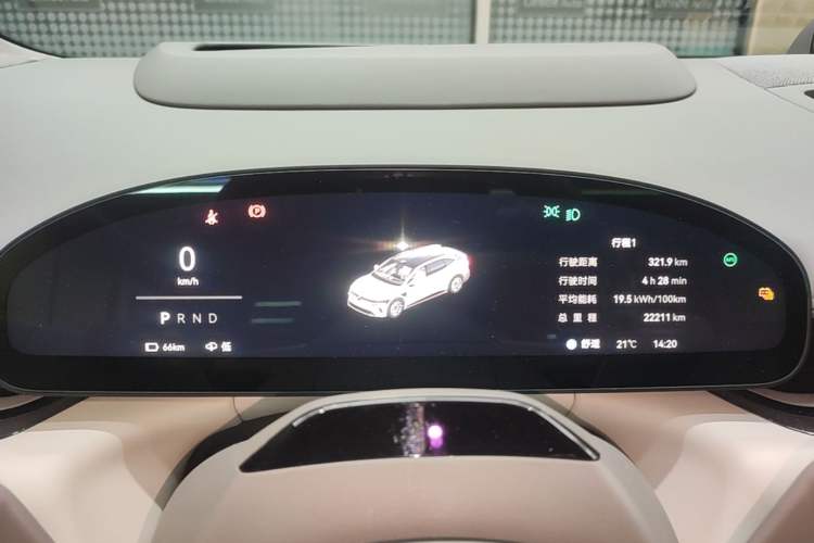 Used Zeekr 007GT 2025 Four-Wheel Drive Intelligent Driving Version 75 kWh Instrument Cluster