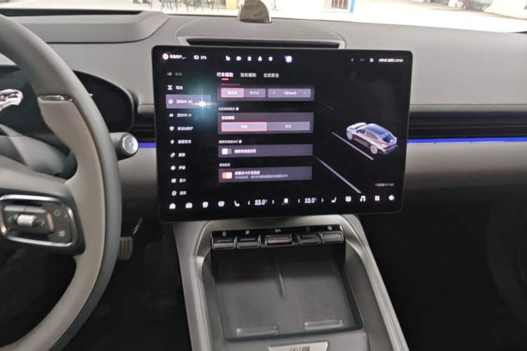 Used Zeekr 007GT 2025 Four-Wheel Drive Intelligent Driving Version 75 kWh Audio And AC Panel
