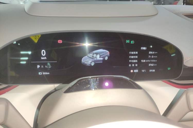 Used Zeekr 007GT 2025 Rear-Drive Intelligent Driving Version 75 kWh Instrument Cluster