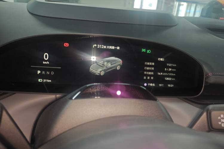 Used Zeekr 007GT 2025 Rear-Drive Intelligent Driving Version 75 kWh Instrument Cluster