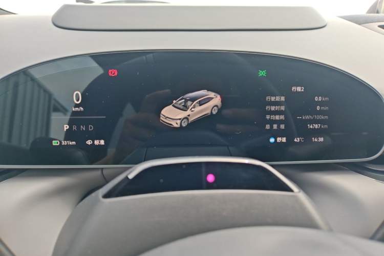 Used Zeekr 007GT 2025 Four-Wheel Drive Intelligent Driving Version 75 kWh Instrument Cluster