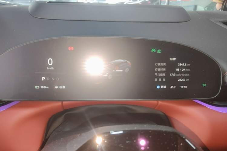 Used Zeekr 007GT 2025 Long-Range All-Wheel-Drive Intelligent Driving Version 100 kWh Instrument Cluster