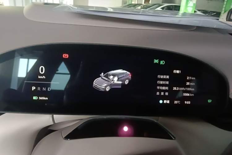 Used Zeekr 007GT 2025 Rear-Drive Intelligent Driving Version 75 kWh Instrument Cluster