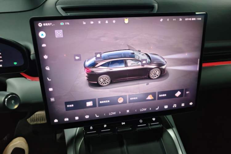 Used Zeekr 007GT 2025 Long-Range Rear-Wheel Drive Intelligent Driving Version 100 kWh Audio And AC Panel