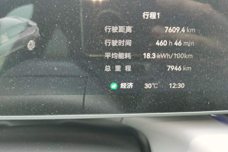 Used Zeekr 007GT 2025 Long-Range Rear-Wheel Drive Intelligent Driving Version 100 kWh Instrument Cluster