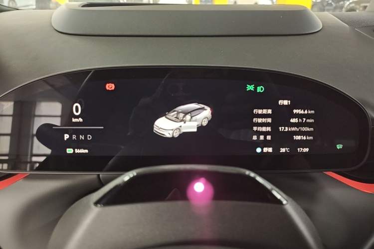 Used Zeekr 007GT 2025 Long-Range Rear-Wheel Drive Intelligent Driving Version 100 kWh Instrument Cluster