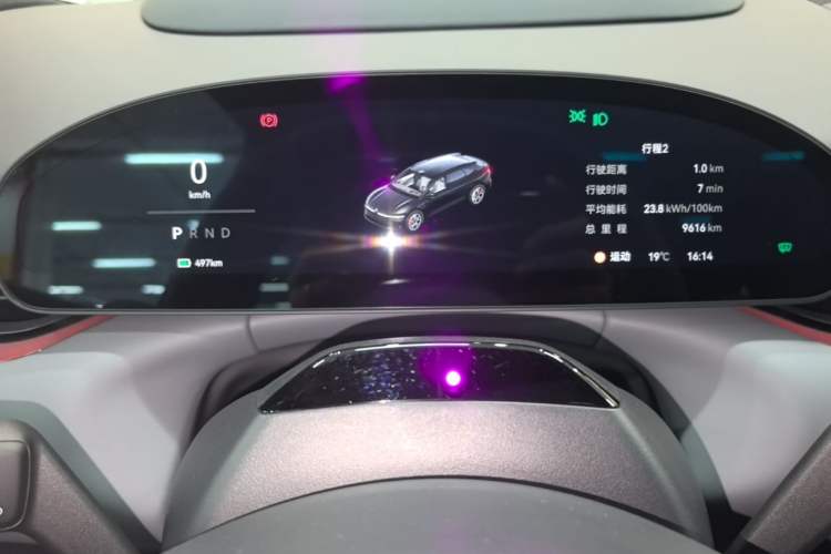 Used Zeekr 007GT 2025 Long-Range Rear-Wheel Drive Intelligent Driving Version 100 kWh Instrument Cluster