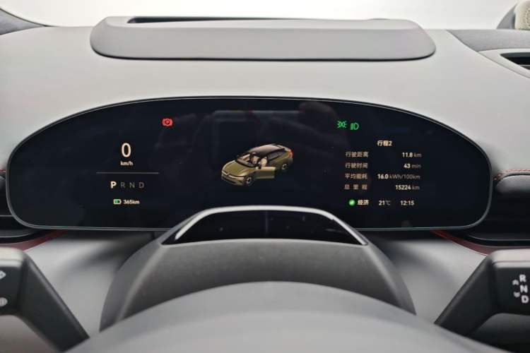 Used Zeekr 007GT 2025 Long-Range Rear-Wheel Drive Intelligent Driving Version 100 kWh Instrument Cluster
