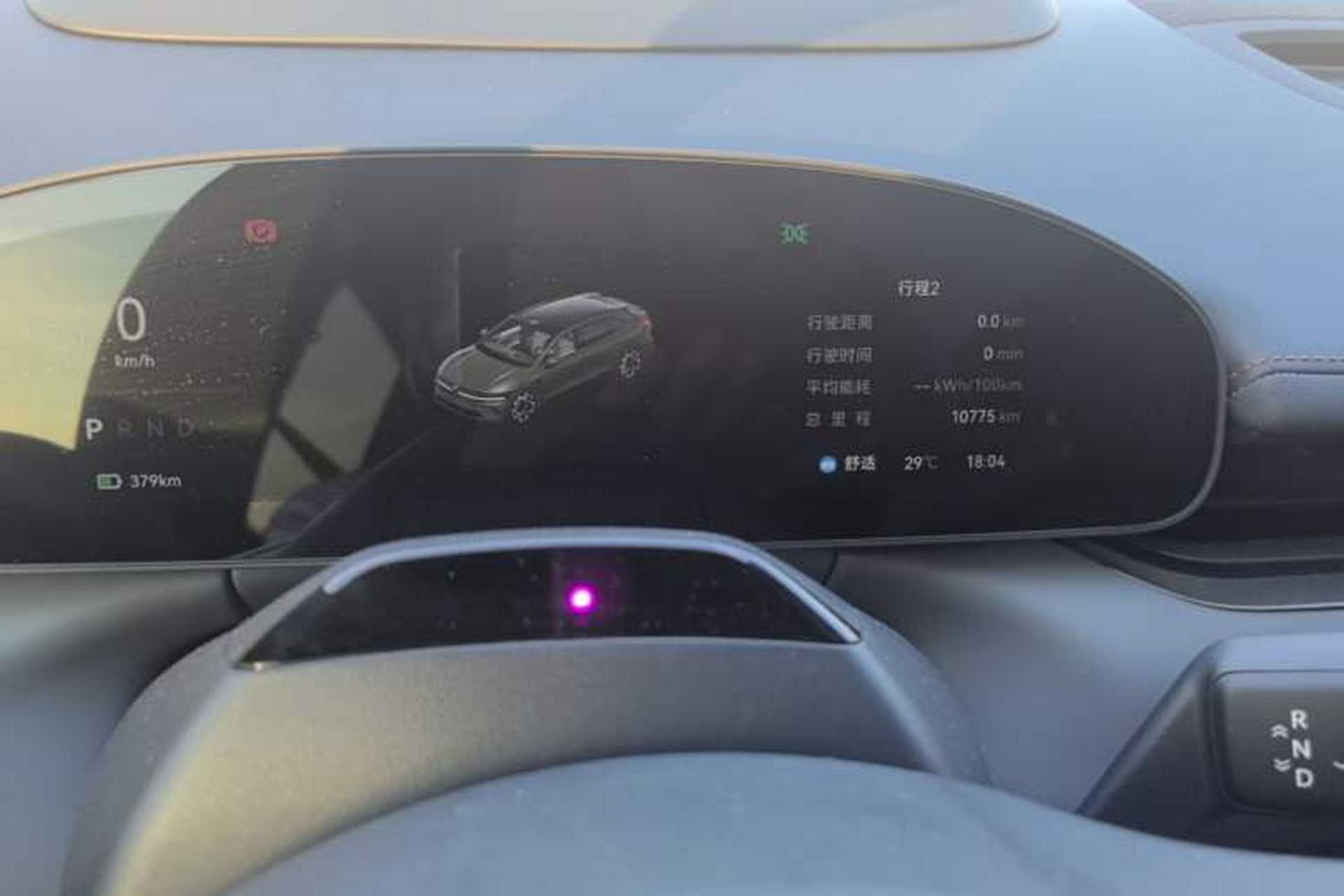 Used Zeekr 007GT 2025 Long-Range Rear-Wheel Drive Intelligent Driving Version 100 kWh Instrument Cluster