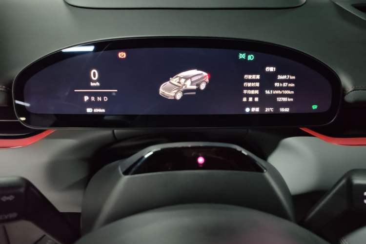 Used Zeekr 007GT 2025 Long-Range Rear-Wheel Drive Intelligent Driving Version 100 kWh Instrument Cluster