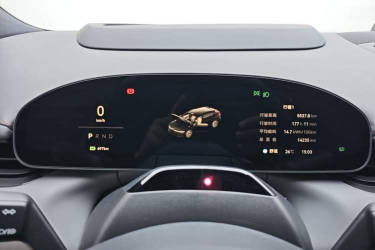 Used Zeekr 007GT 2025 Long-Range Rear-Wheel Drive Intelligent Driving Version 100 kWh Instrument Cluster