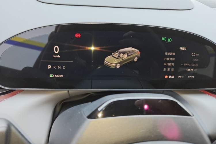 Used Zeekr 007GT 2025 Long-Range Rear-Wheel Drive Intelligent Driving Version 100 kWh Instrument Cluster