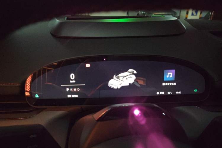 Used Zeekr 007GT 2025 Rear-Drive Intelligent Driving Version 75 kWh Instrument Cluster