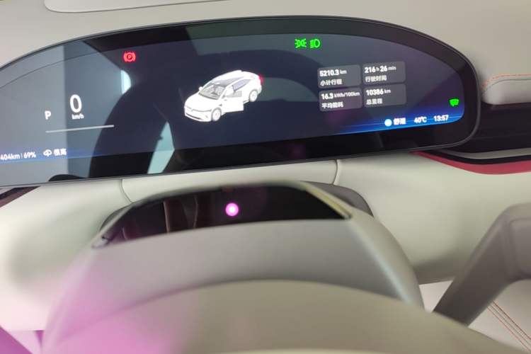 Used Zeekr 007GT 2025 Four-Wheel Drive Intelligent Driving Version 75 kWh Instrument Cluster