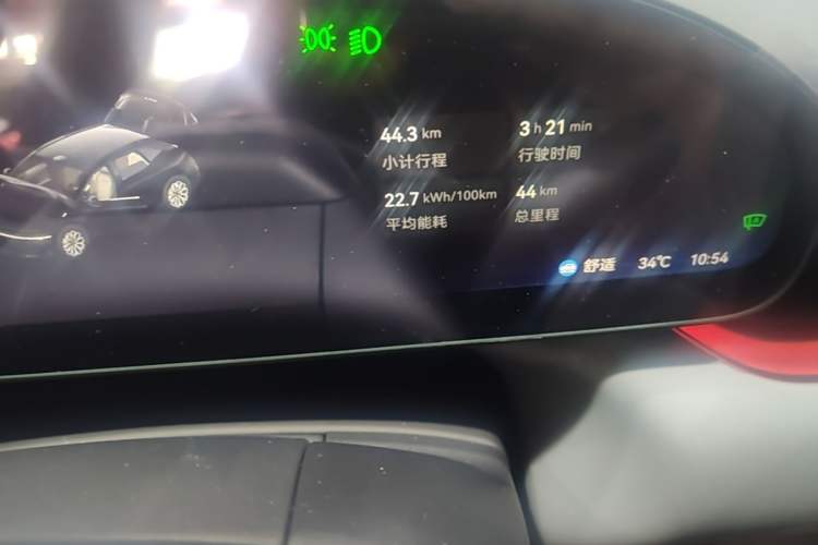 Used Zeekr 007GT 2025 Rear-Drive Intelligent Driving Version 75 kWh Odometer Close Up