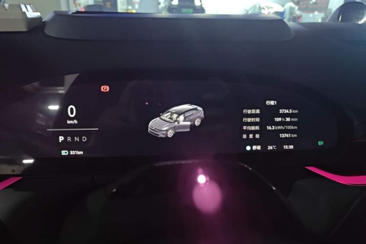 Used Zeekr 007GT 2025 Long-Range Rear-Wheel Drive Intelligent Driving Version 100 kWh Instrument Cluster
