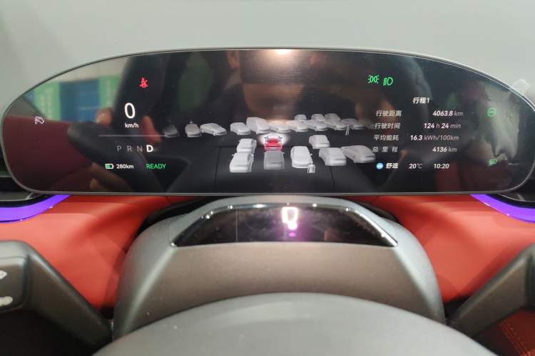 Used Zeekr 007GT 2025 Rear-Drive Intelligent Driving Version 75 kWh Instrument Cluster