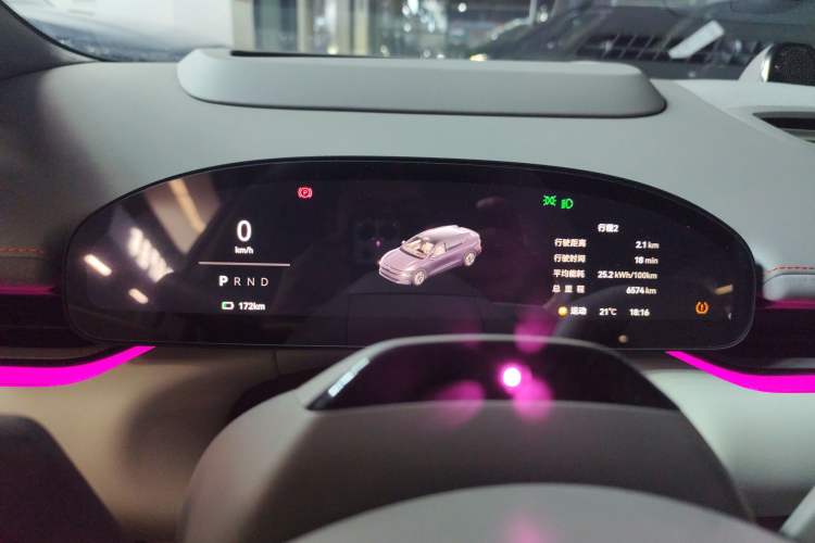 Used Zeekr 007GT 2025 Rear-Drive Intelligent Driving Version 75 kWh Instrument Cluster