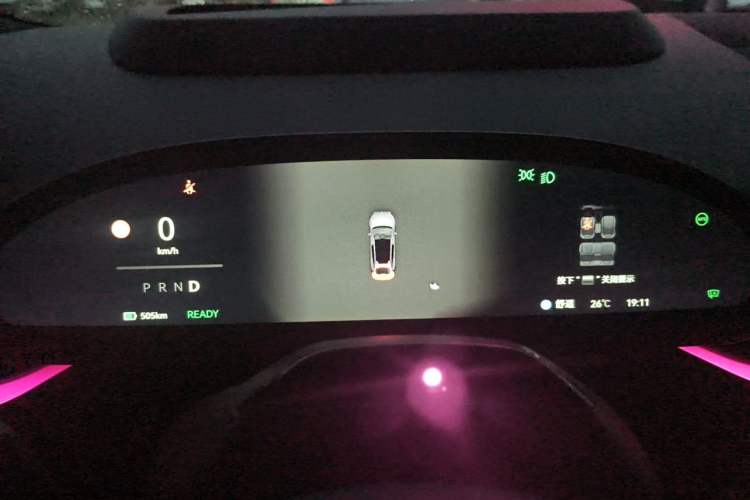 Used Zeekr 007GT 2025 Rear-Drive Intelligent Driving Version 75 kWh Instrument Cluster