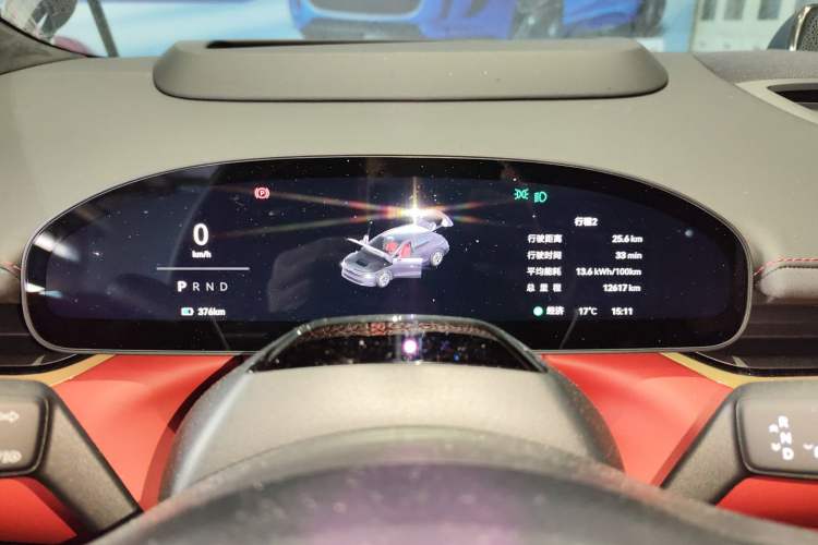 Used Zeekr 007GT 2025 Long-Range Rear-Wheel Drive Intelligent Driving Version 100 kWh Instrument Cluster