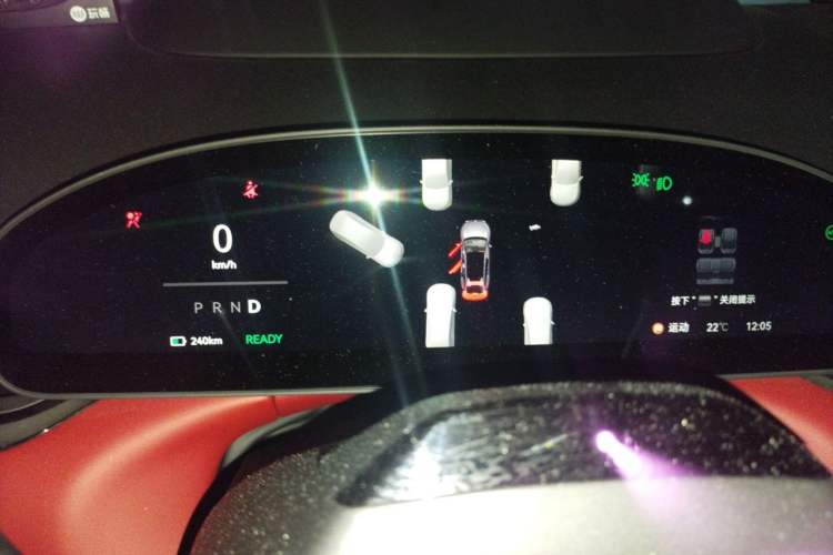 Used Zeekr 007GT 2025 Rear-Drive Intelligent Driving Version 75 kWh Instrument Cluster