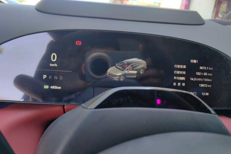 Used Zeekr 007GT 2025 Rear-Drive Intelligent Driving Version 75 kWh Instrument Cluster