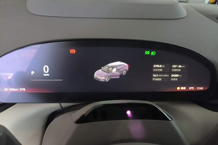 Used Zeekr 007GT 2025 Rear-Drive Intelligent Driving Version 75 kWh Instrument Cluster