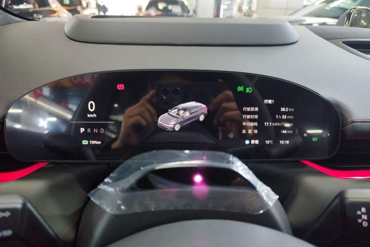 Used Zeekr 007GT 2025 Long-Range Rear-Wheel Drive Intelligent Driving Version 100 kWh Instrument Cluster