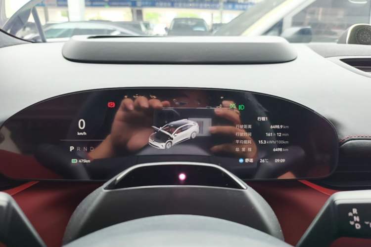 Used Zeekr 007GT 2025 Long-Range Rear-Wheel Drive Intelligent Driving Version 100 kWh Instrument Cluster